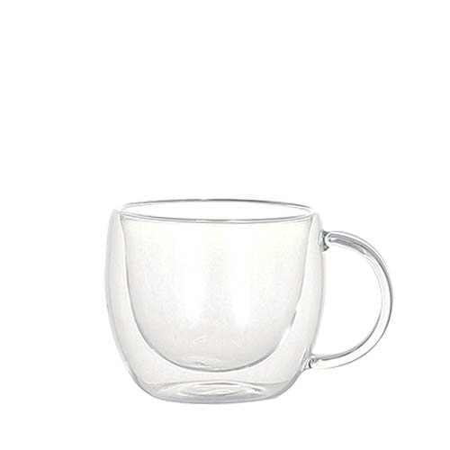 DOUBLE WALL GLASS CUP CAPPUCCINO
