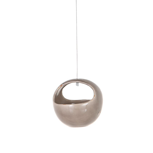 HANGING BASKET VASE TAN