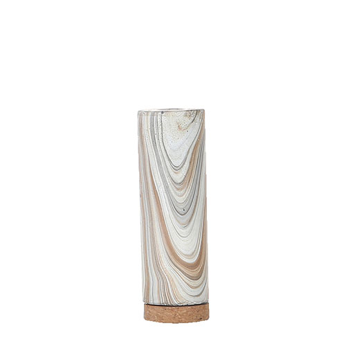TUBE VASE CHIMNEY MARBLE L