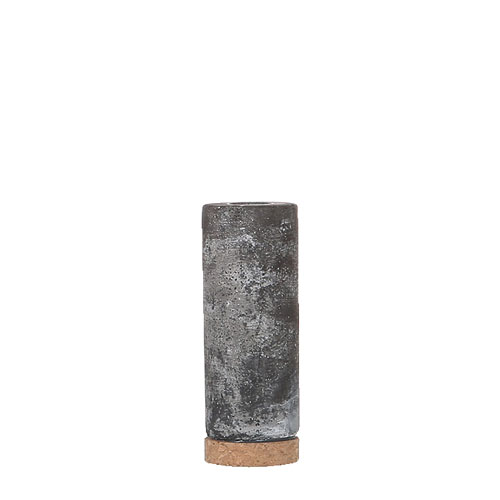 TUBE VASE CHIMNEY CHARCOAL M