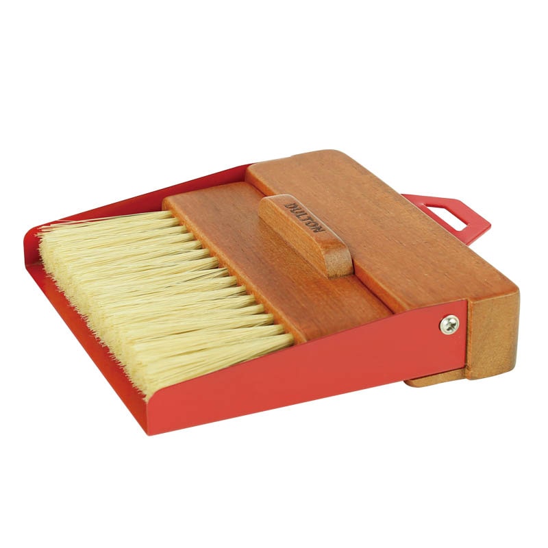 DUSTPAN AND BRUSH RED