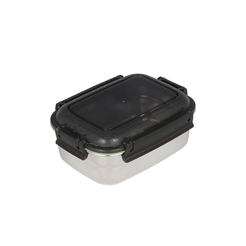 STAINLESS FOOD CONTAINER RECTANGLE M SMOKE
