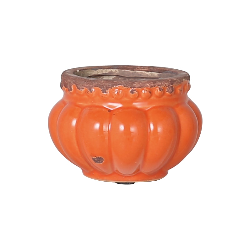 PLUMPLY POT ''AZALEA ORANGE''