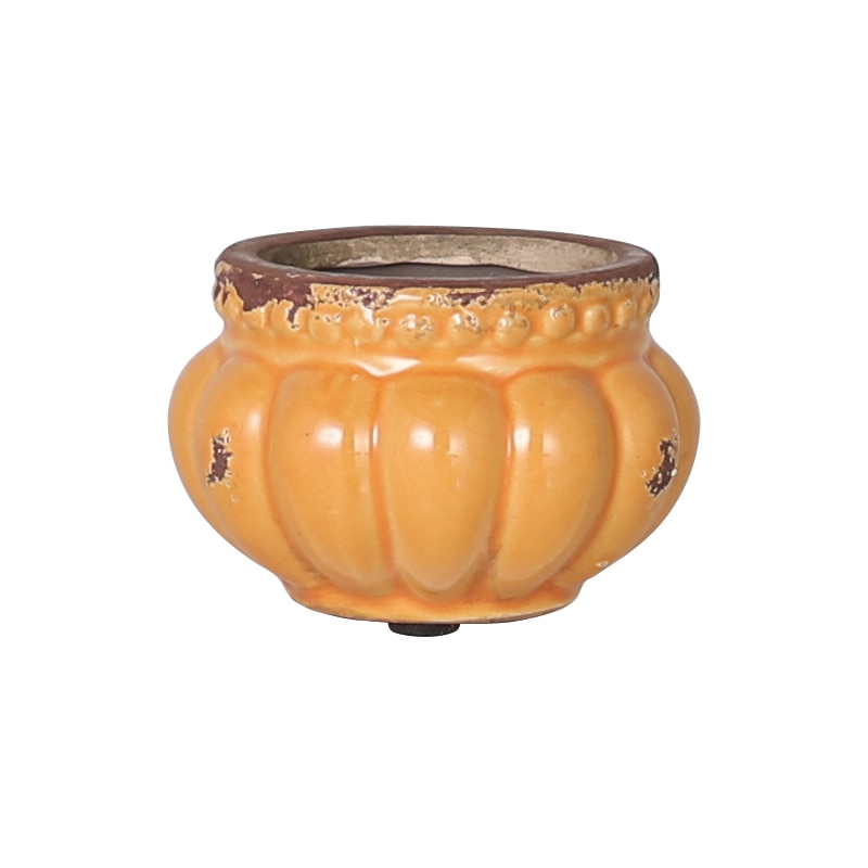 PLUMPLY POT ''INDIAN YELLOW''
