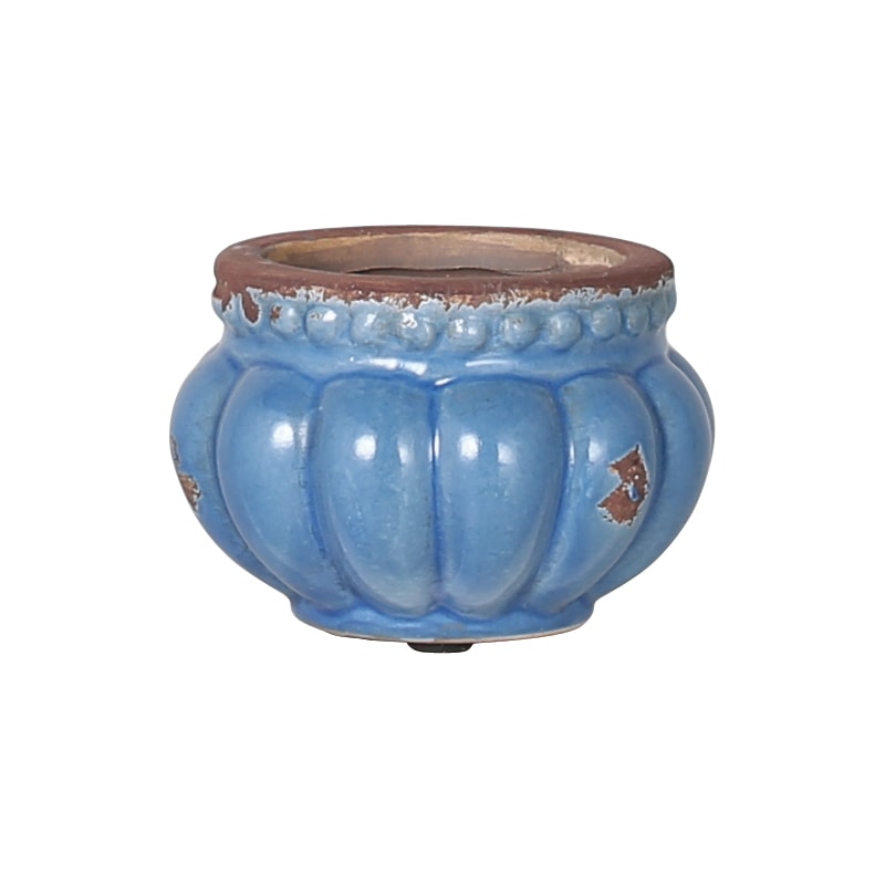 PLUMPLY POT ''MAGELLAN BLUE''