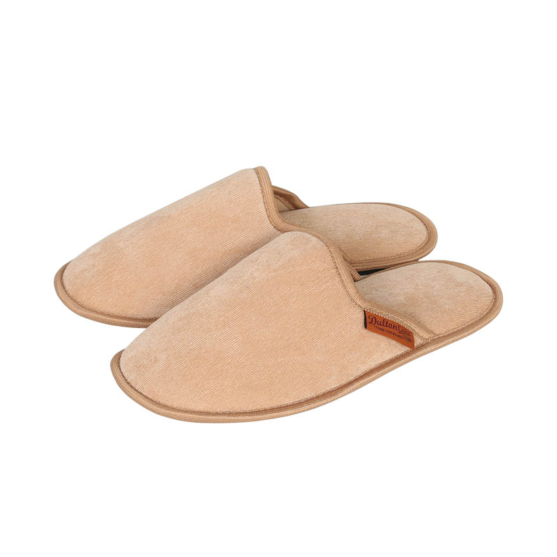CORDUROY SLIPPERS WOMEN_MUSTARD