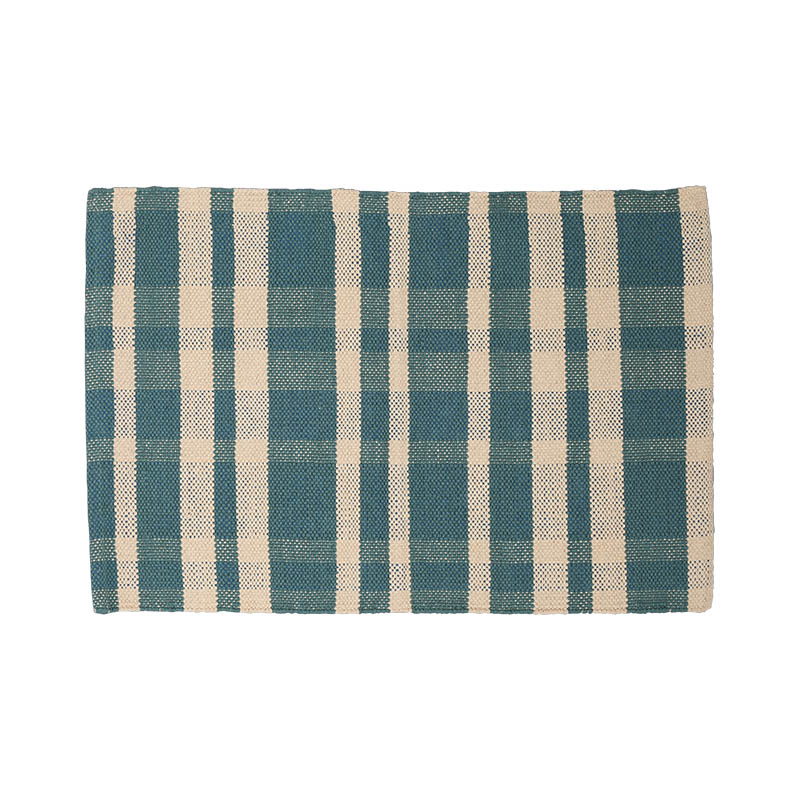 DULTON ONLINE SHOP  COTTON HANDLOOM MAT GREEN 500×750(500×750 GREEN):  ハウスウェア