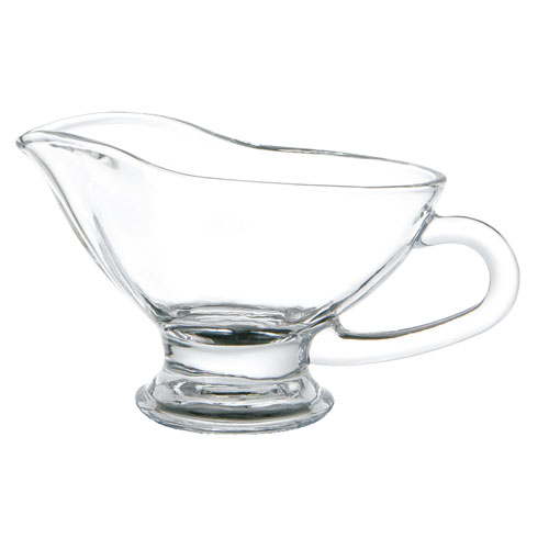 GLASS GRAVY JUG-L