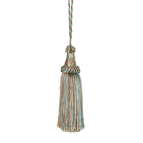 TASSEL  TURQUOISE/GOLD
