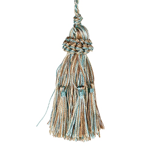 TASSEL  TURQUOISE/GOLD