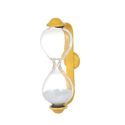 SANDGLASS  BARMA  1min YELLOW/WT SAND