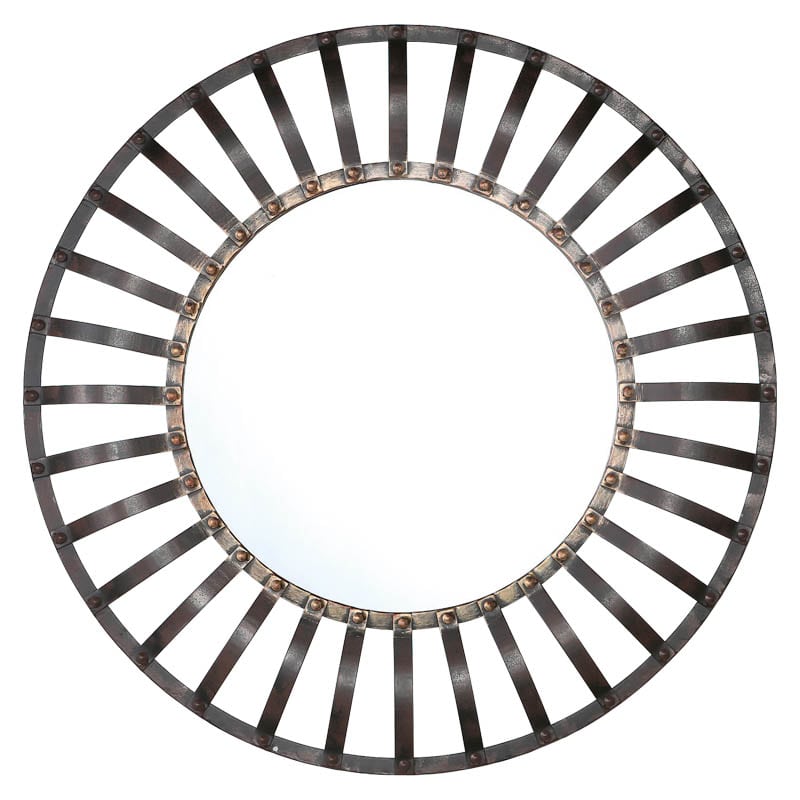 METAL FRAME ROUND MIRROR