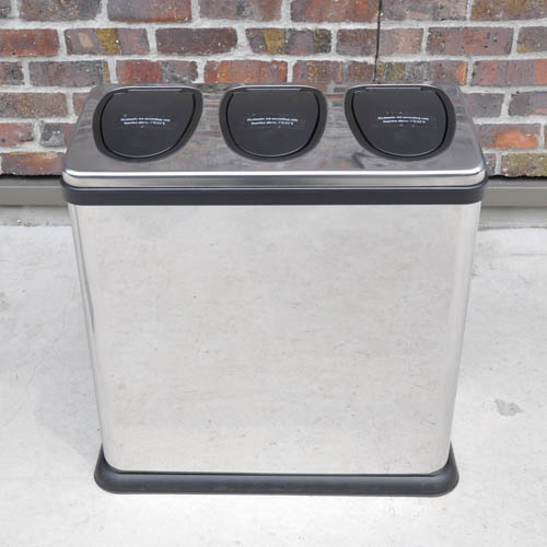 TRIPLE RUBBISH BIN