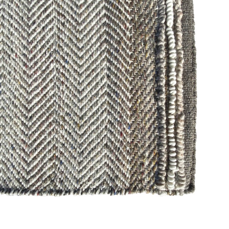 DULTON ONLINE SHOP | HEIRLOOM WOOL HALF RUG 900x1400 NATURAL×BROWN