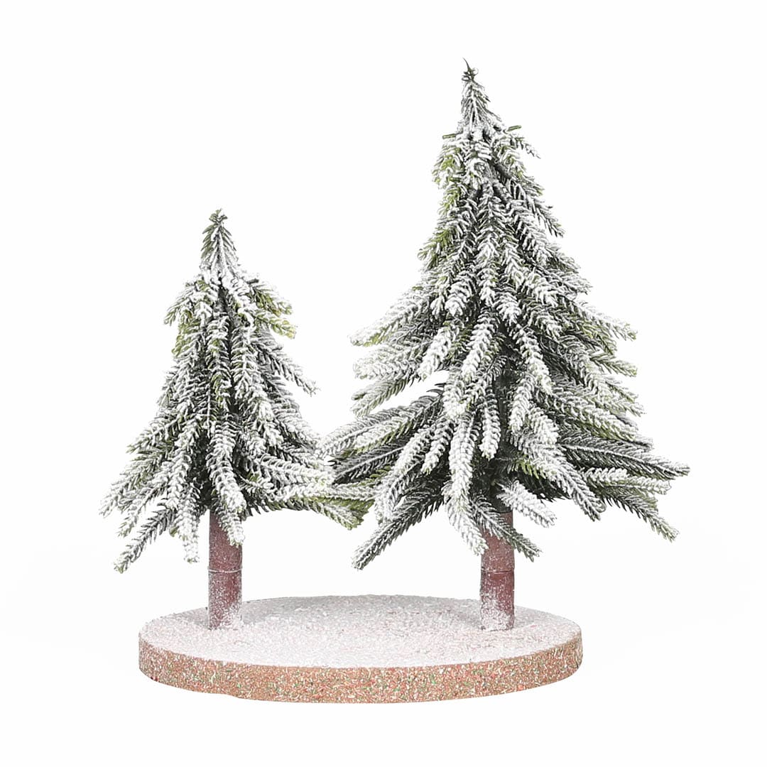 EVERGREEN SNOW FOREST ROUND M