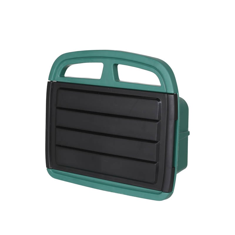 HOSE HANGER WITH STORAGE BIN GREEN