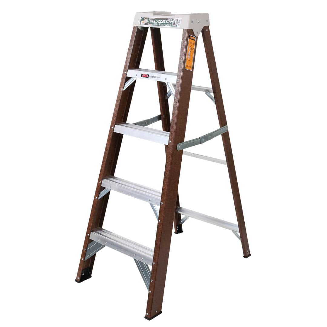 DULTON ONLINE SHOP | FIBER LADDER 5 STEPS BROWN(5 STEPS BROWN