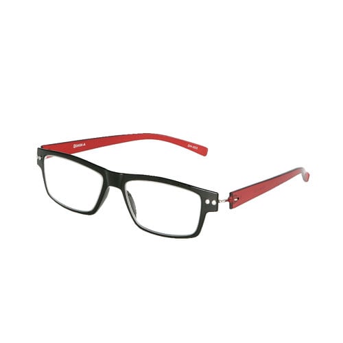 PC GLASSES BK/RD