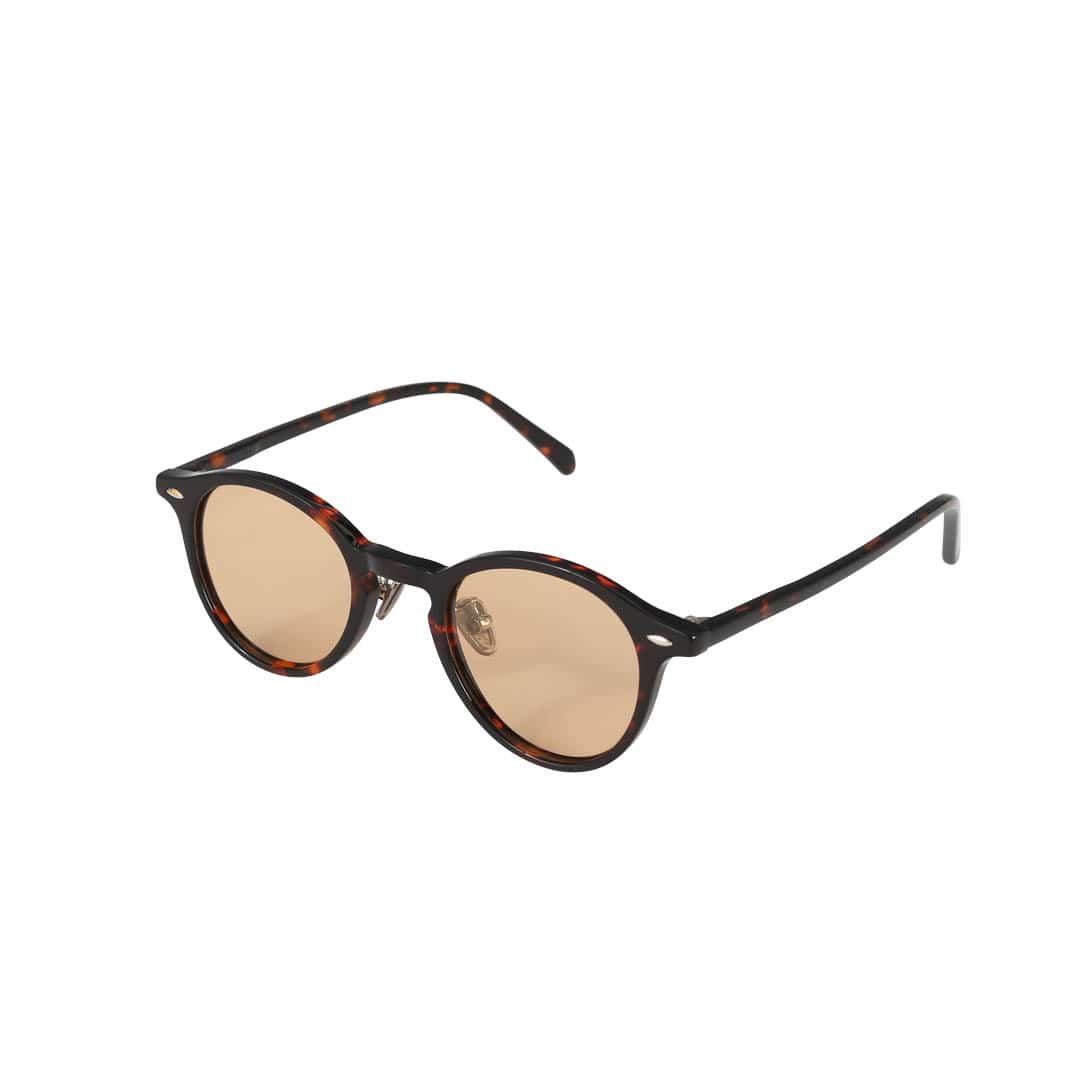 GLASSES WITH COLOR LENS TORTOISE/BROWN