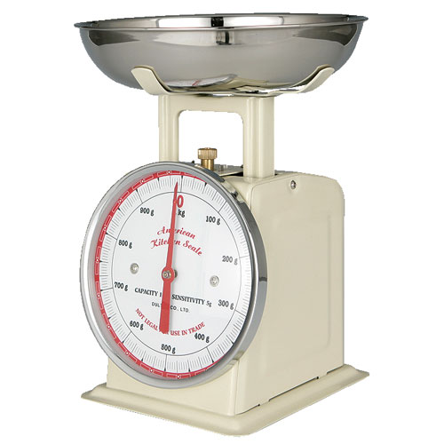 AMERICAN KITCHEN SCALE IVORY