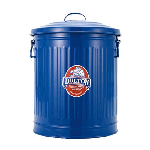 GARBAGE CAN BLUE S