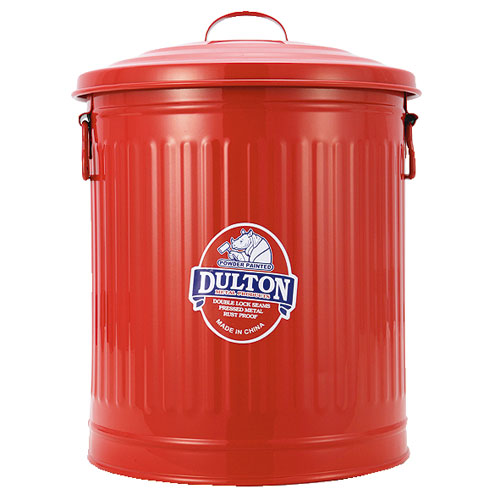 GARBAGE CAN RED L
