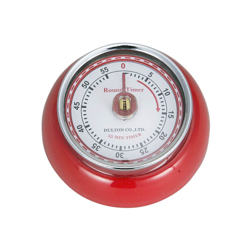 KITCHEN TIMER WITH MAGNET RED
