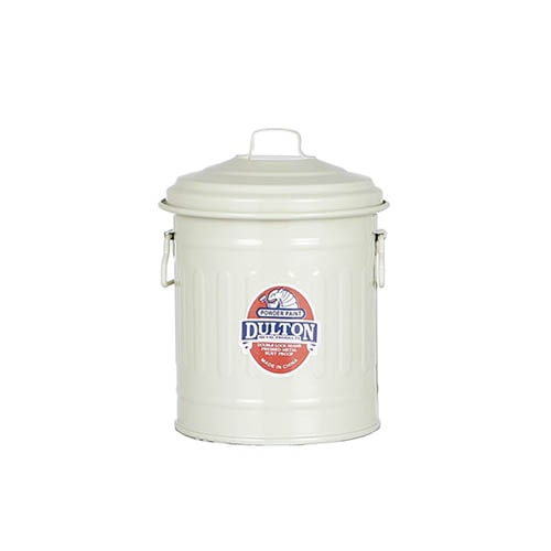 BABY GARBAGE CAN IVORY