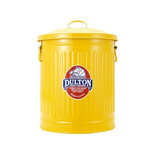 MINI GARBAGE CAN YELLOW M