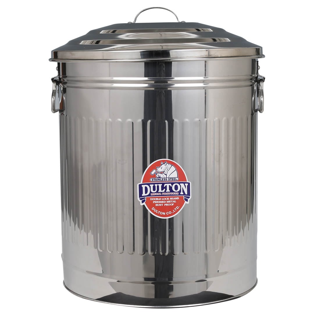 GARBAGE CAN STAINLESS L