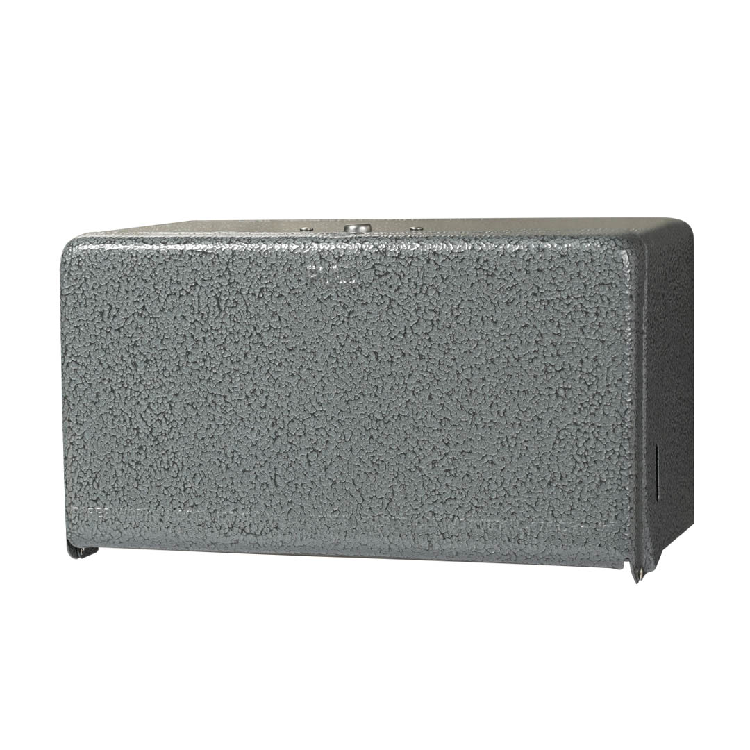 TISSUE DISPENSER HAMMERTONE GRAY