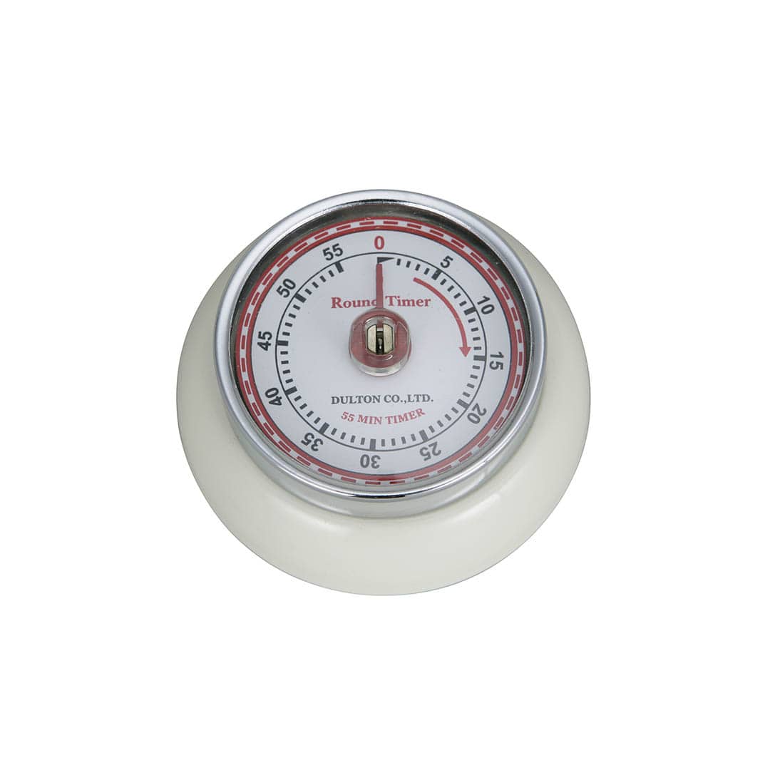 KITCHEN TIMER WITH MAGNET IVORY