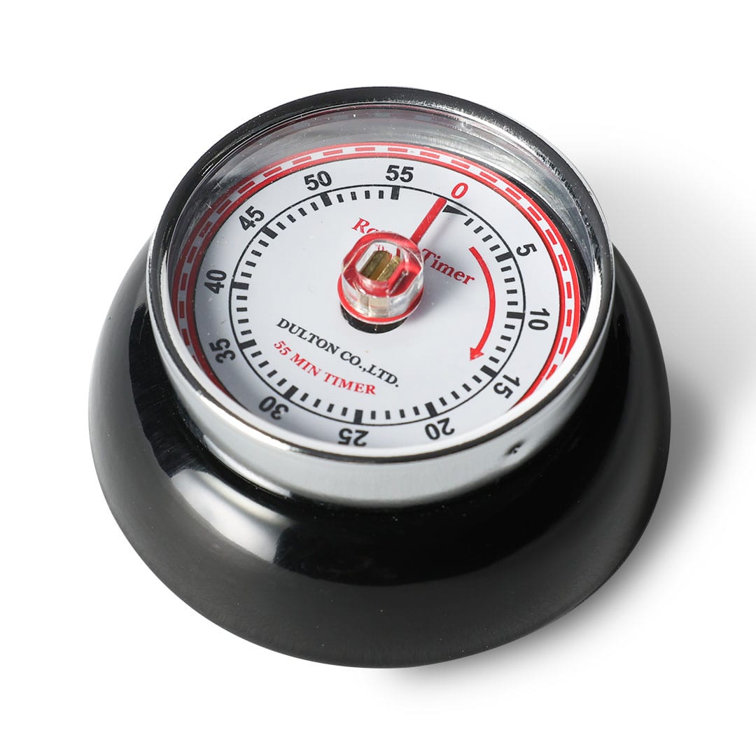 KITCHEN TIMER WITH MAGNET BLACK
