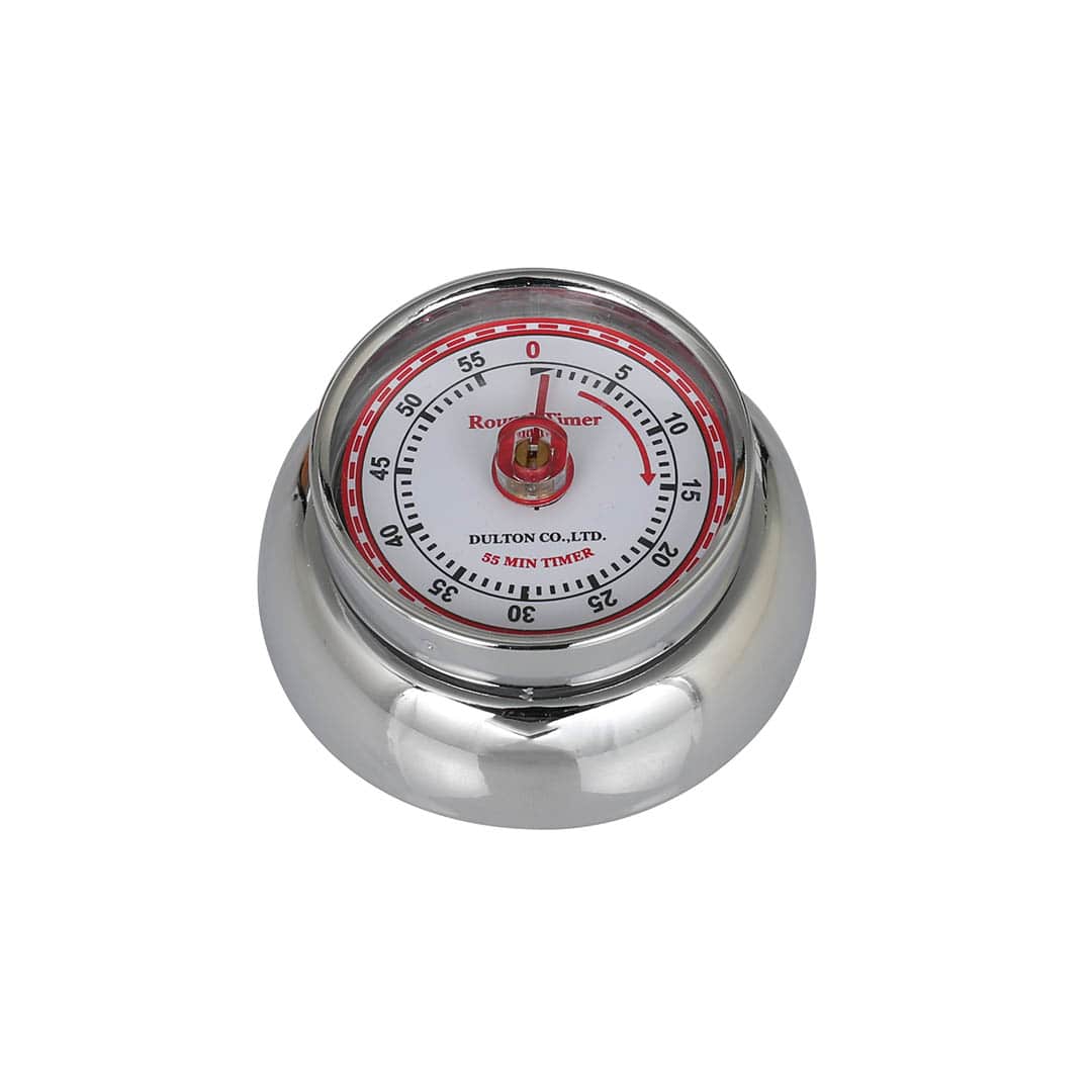 KITCHEN TIMER WITH MAGNET CHROME