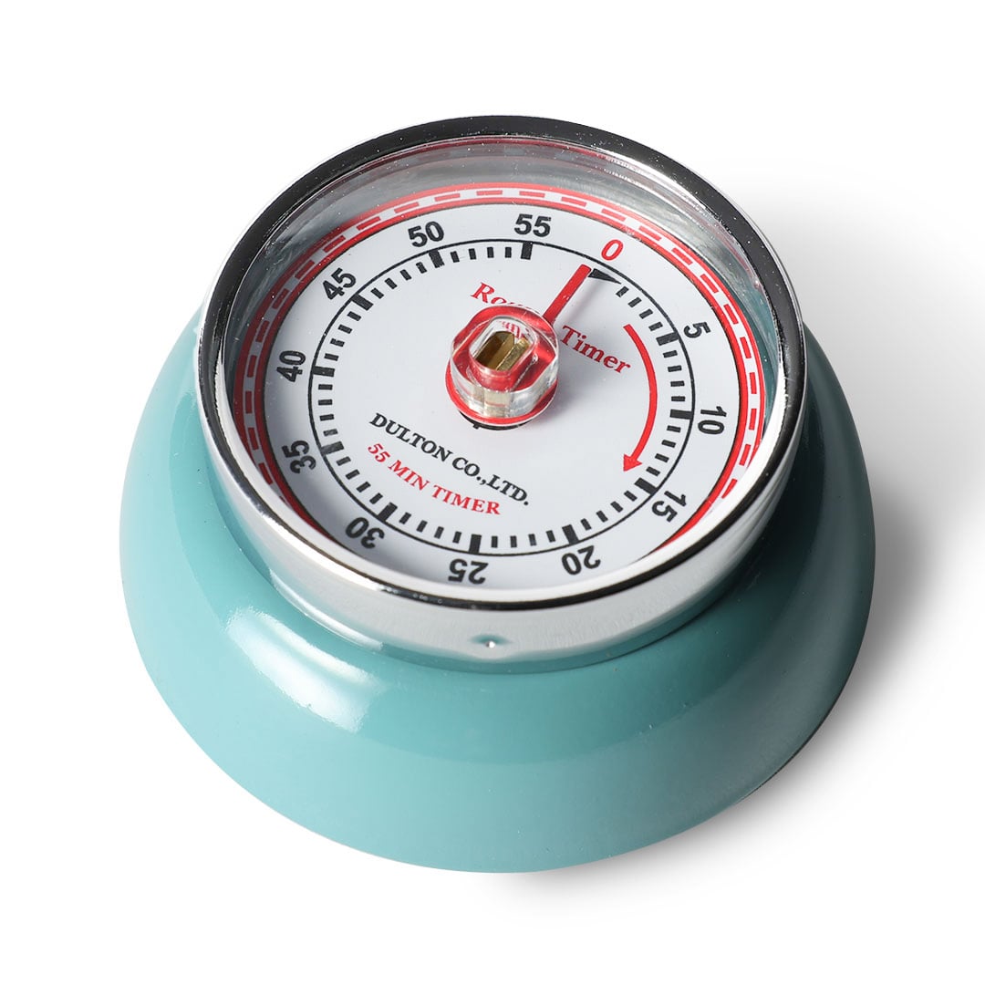 KITCHEN TIMER WITH MAGNET GRAY GREEN