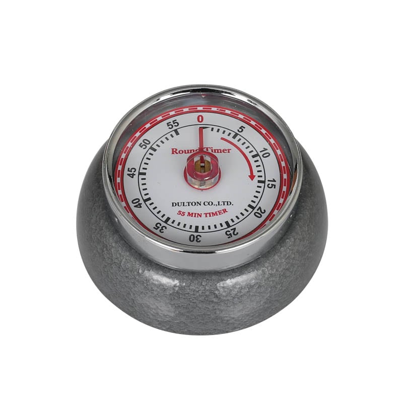 KITCHEN TIMER WITH MAGNET HAMMERTONE GRAY