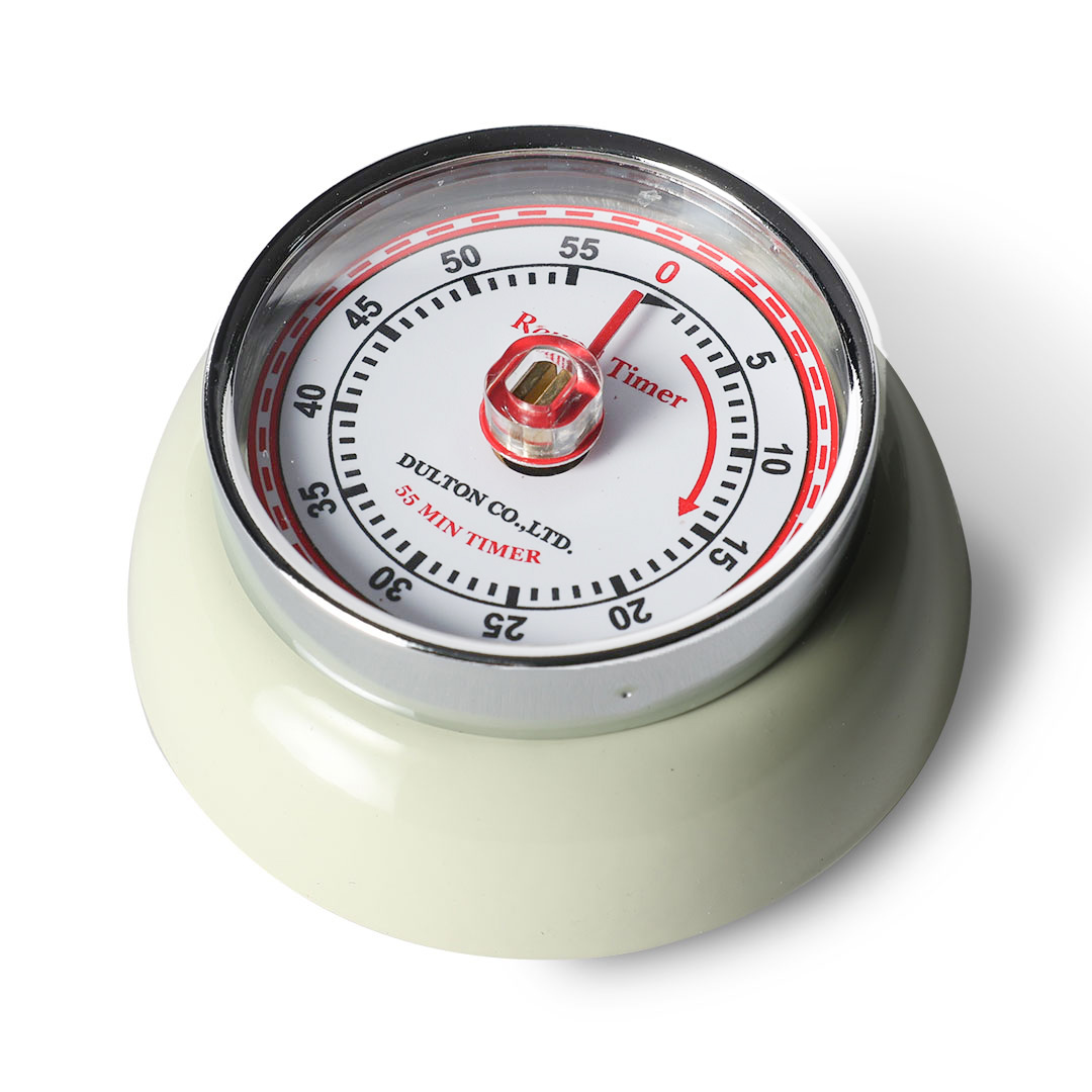 KITCHEN TIMER WITH MAGNET IVORY