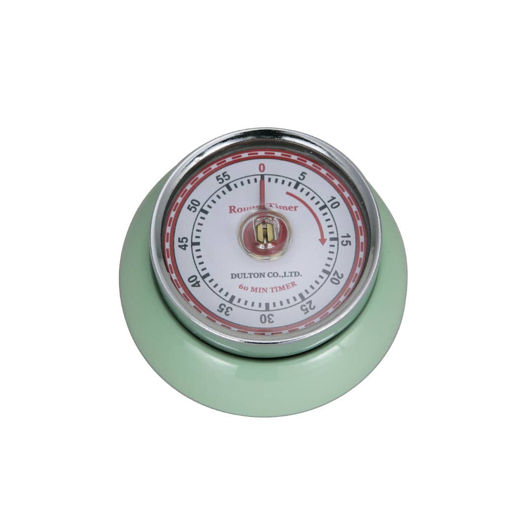 KITCHEN TIMER WITH MAGNET MINT GREEN