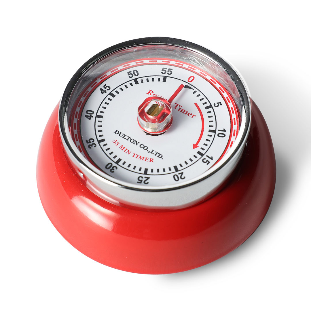 KITCHEN TIMER WITH MAGNET RED