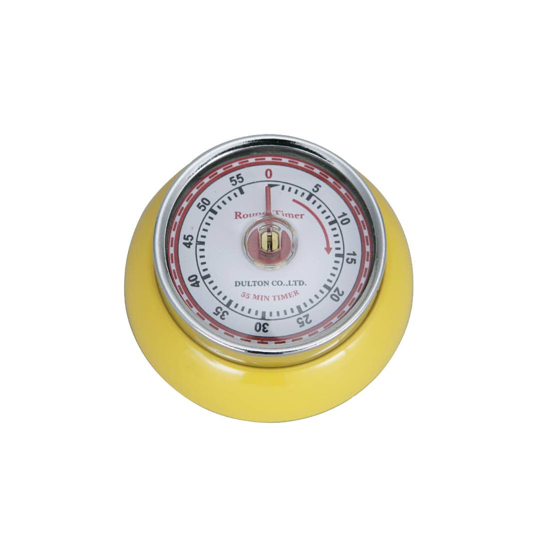 KITCHEN TIMER YELLOW WITH MAGNET