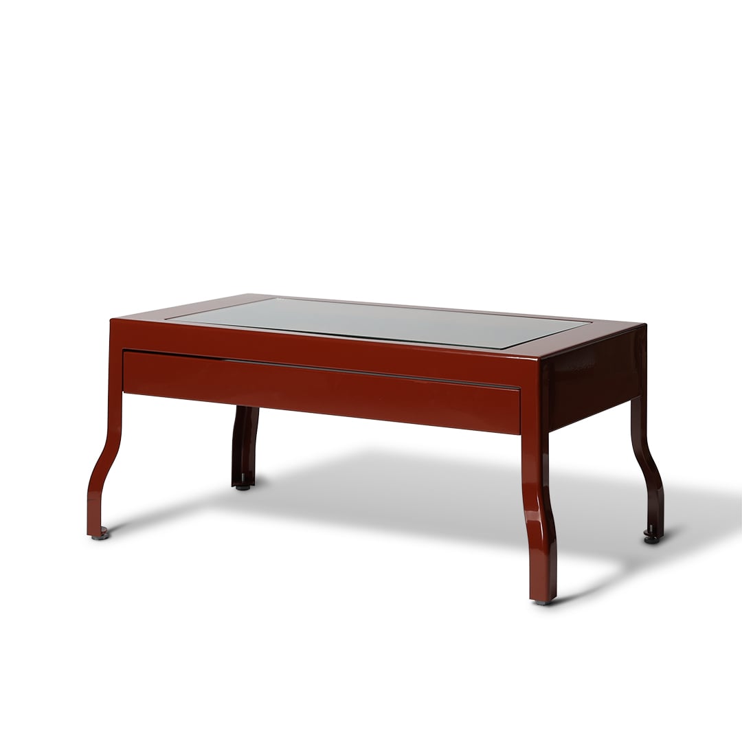 LOW TABLE 90 BRICK BROWN