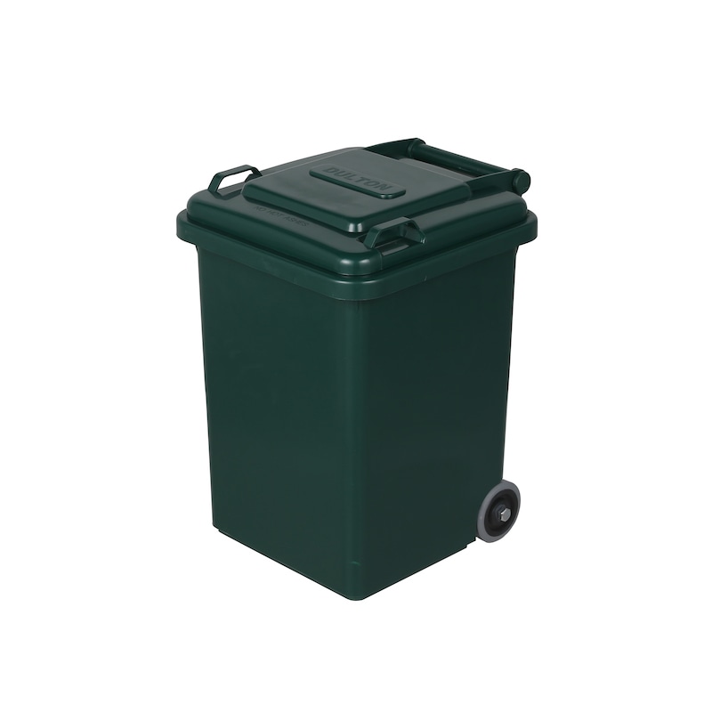 PLASTIC TRASH CAN 18L GREEN