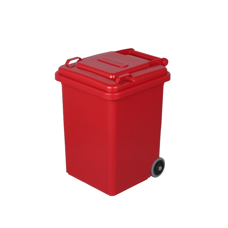 PLASTIC TRASH CAN 18L RED