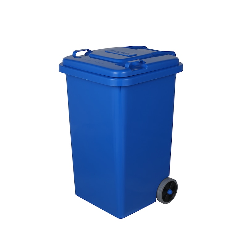 PLASTIC TRASH CAN 65L BLUE