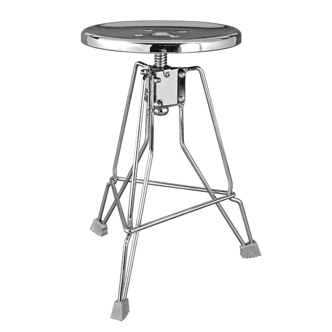 STOOL "CLIPPER II" CHROME