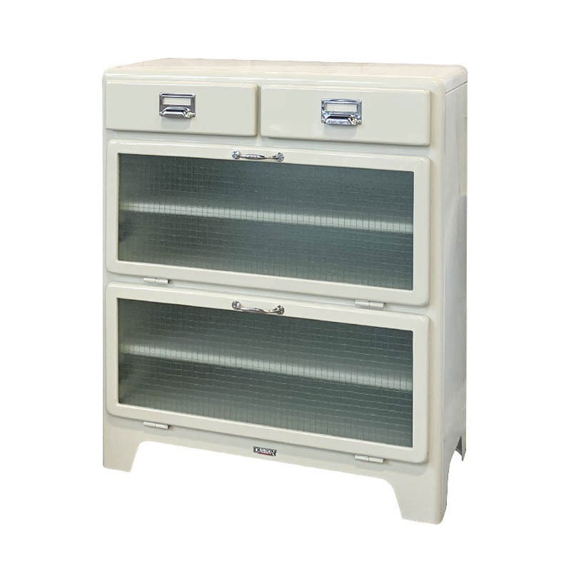 2 LAYER CABINET IVORY