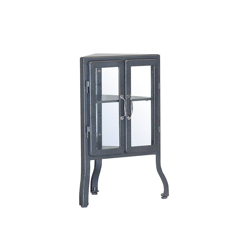 MINI TRIANGLE CABINET H660 HAMMERTONE GRAY