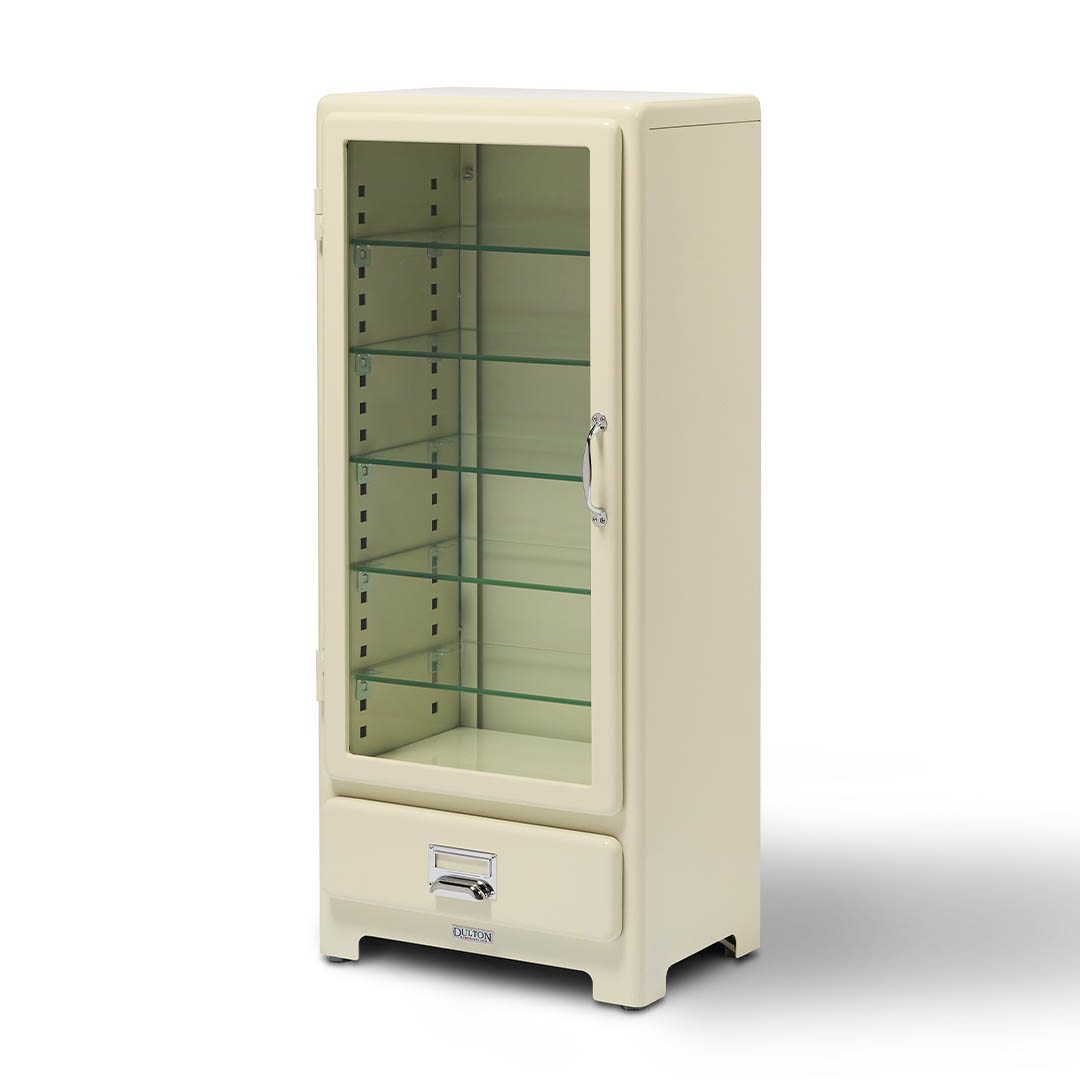 5 LAYER CABINET WITH DRAWER IVORY