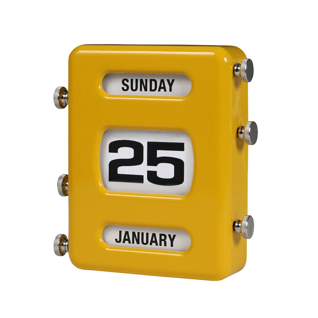 PERPETUAL CALENDAR YELLOW