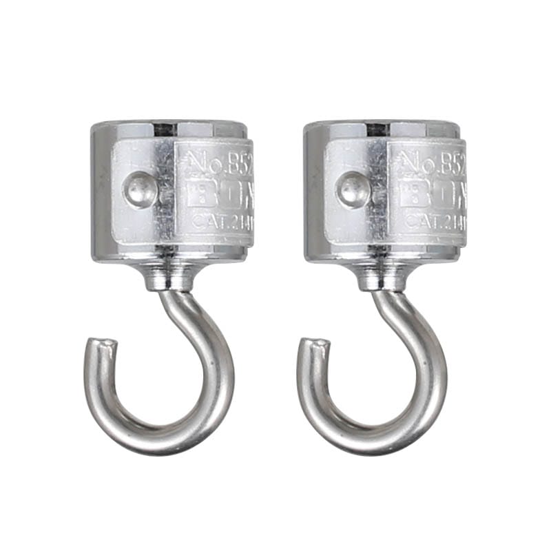 MAGNETIC HOOK SET OF 2 CHROME